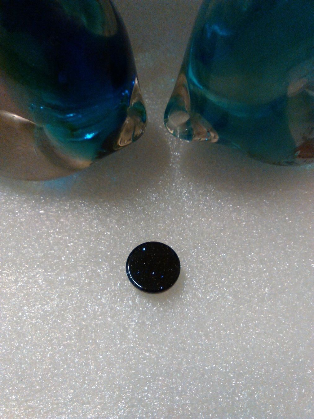 Edelsteine: ECHT BLAUFLUSS;BLAU GLITZER – Neu (gemäss Beschreibung) aus Basel von bijoutrie_4 5
