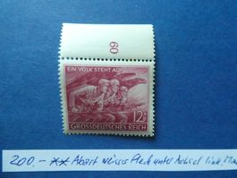 DR Nr. 908 ** Abart weisser Fleck unter Achsel