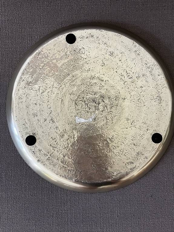 Plateaux: silberfarbene Schale 34cm  (Metall) – Neuf (Voir description) à Zürich par eis_yx9q 3