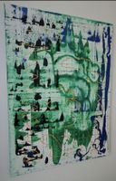 Gemälde " Unterwasserwald" handmade 50×70
