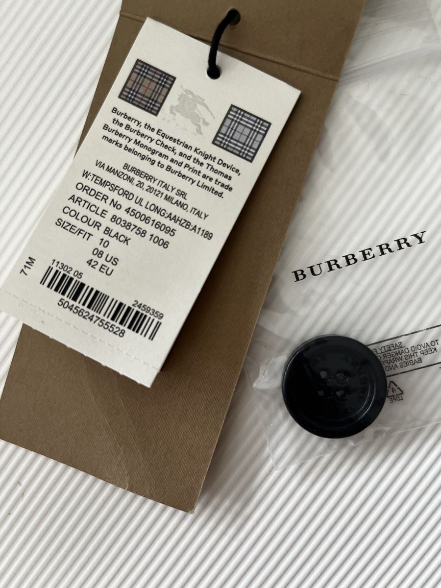 Burberry Cappotti: Burberry Wollmantel Gr. 38 Schwarz – Nuovo (secondo la descrizione) da Bassersdorf venduto da habibi06 6