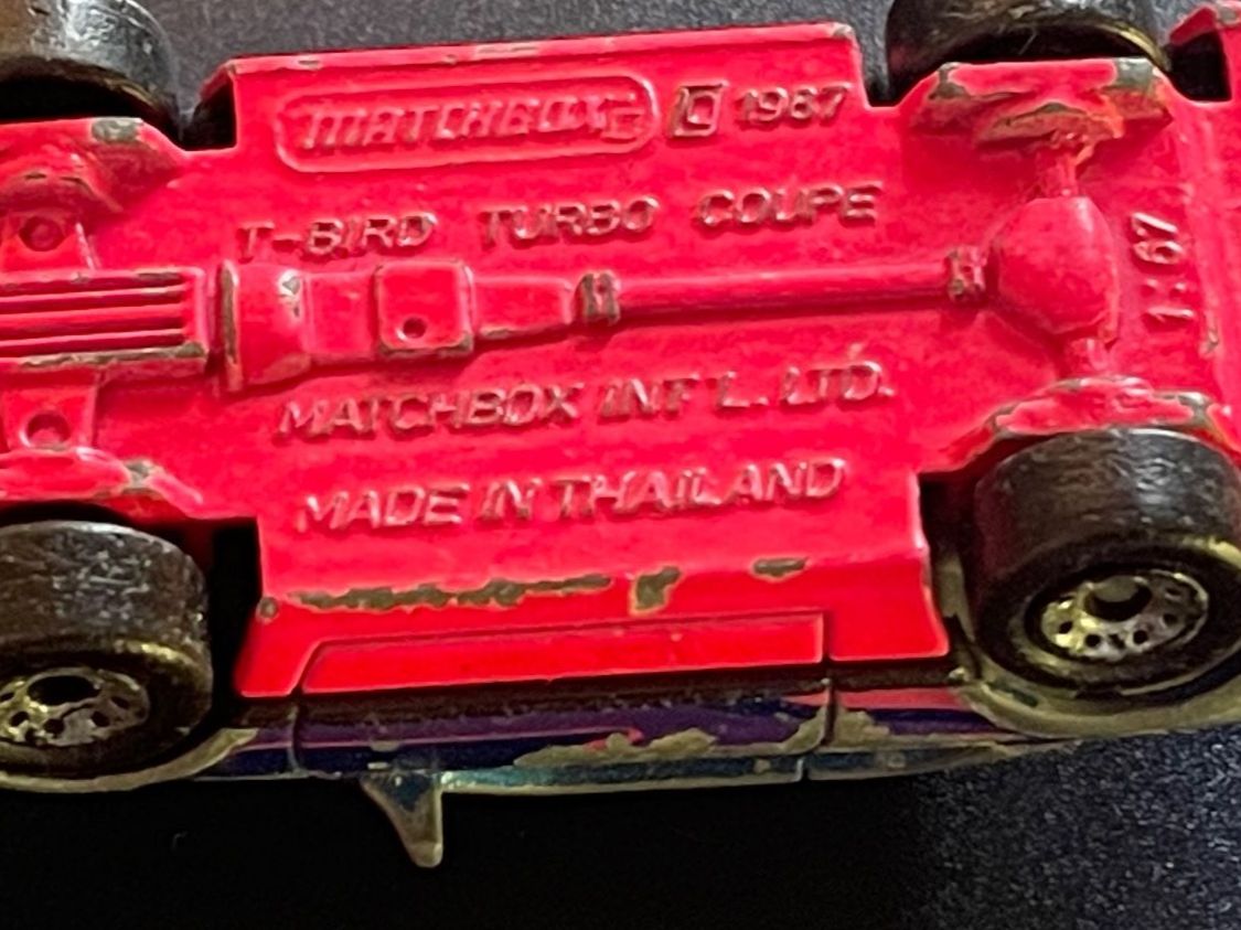 Matchbox Modellautos: Matchbox T-Bird Turbo Coupe 1:67 – Gebraucht aus Volketswil von rubin74 4