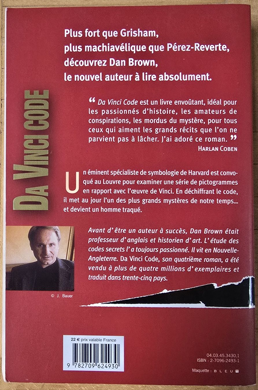 Bücher: Dan Brown : Da Vinci Code – Gebraucht aus Froideville von xXSebastienXx 1