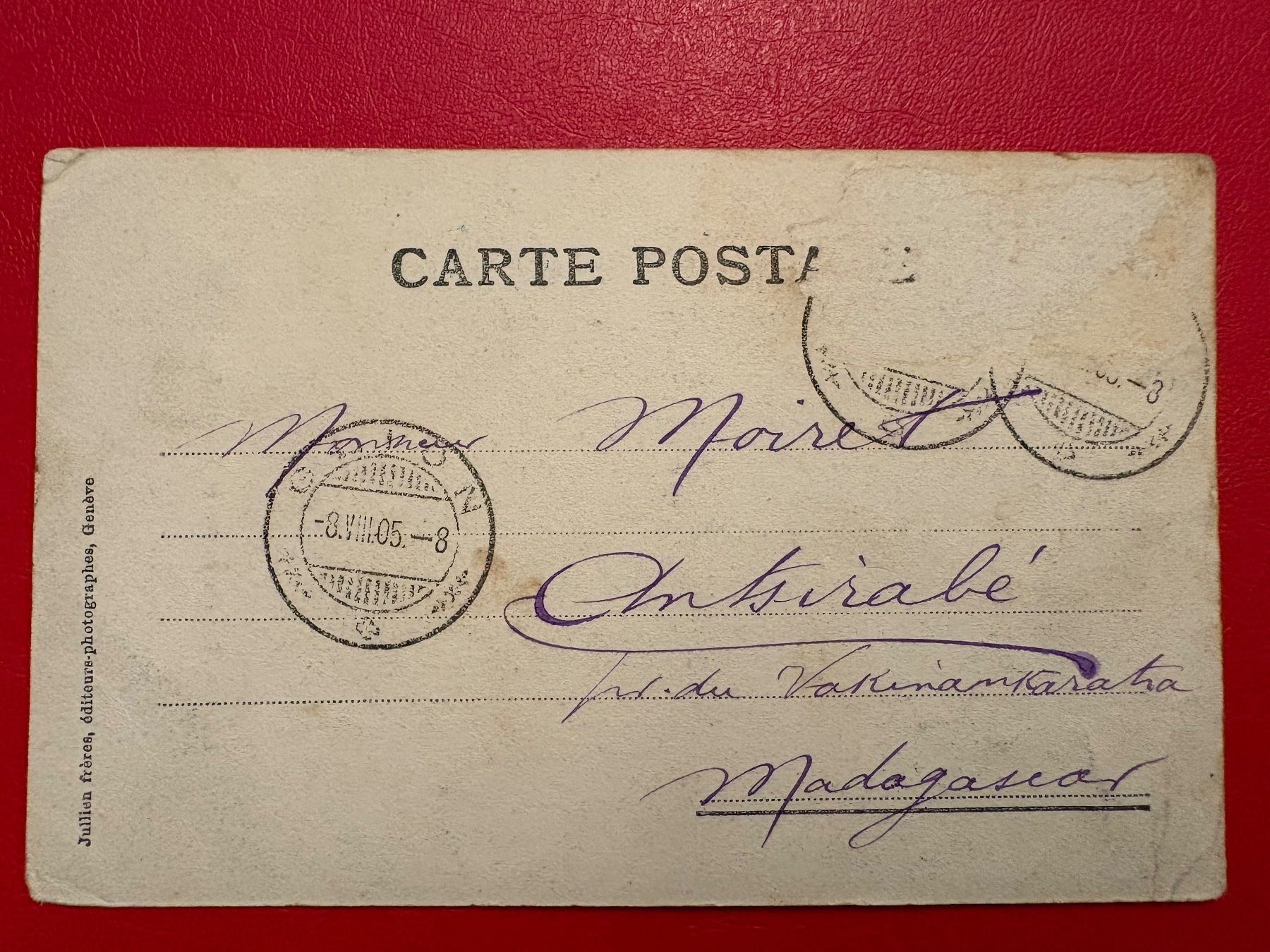 Ansichtskarten: 1905 / Chemin de fer de Territet - Glion – Gebraucht aus St-Légier-La Chiésaz von Theo005 1