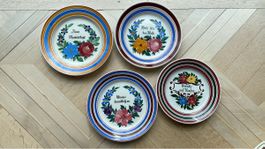 9 Teller Villeroy & Boch und andere, 1880-1900