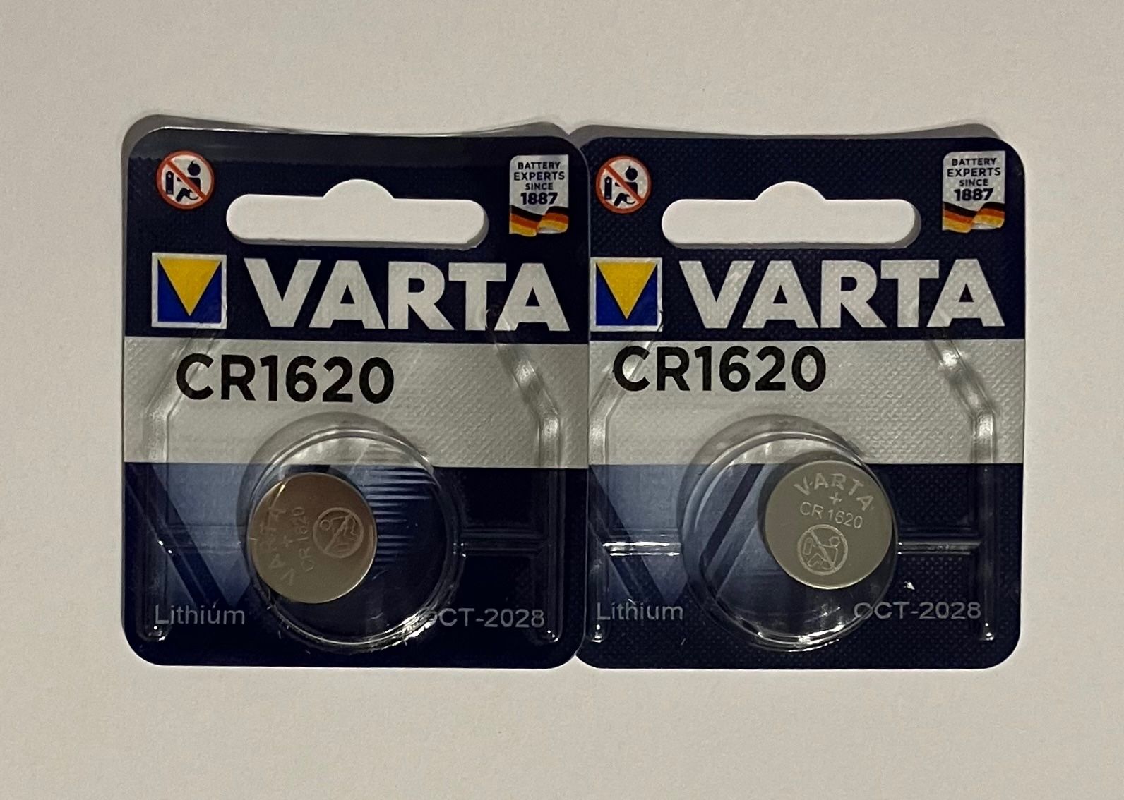 Varta Akkus & Batterien: Varta Electronics CR1620  2 Stück 1er Blister – Neu und originalverpackt aus lyssach von sb-versand