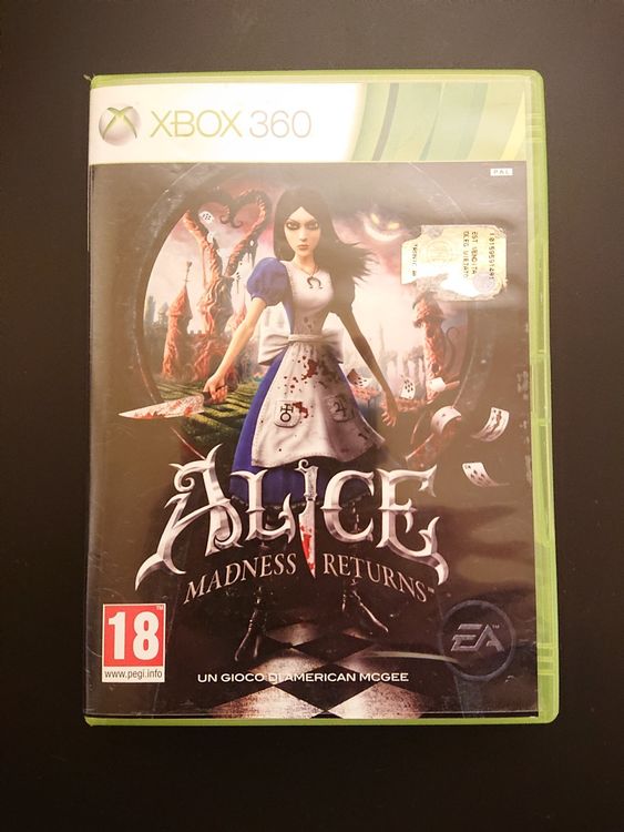 Microsoft XBOX 360 - Alice Madness Returns - OVP - Italien. (Gebraucht ...