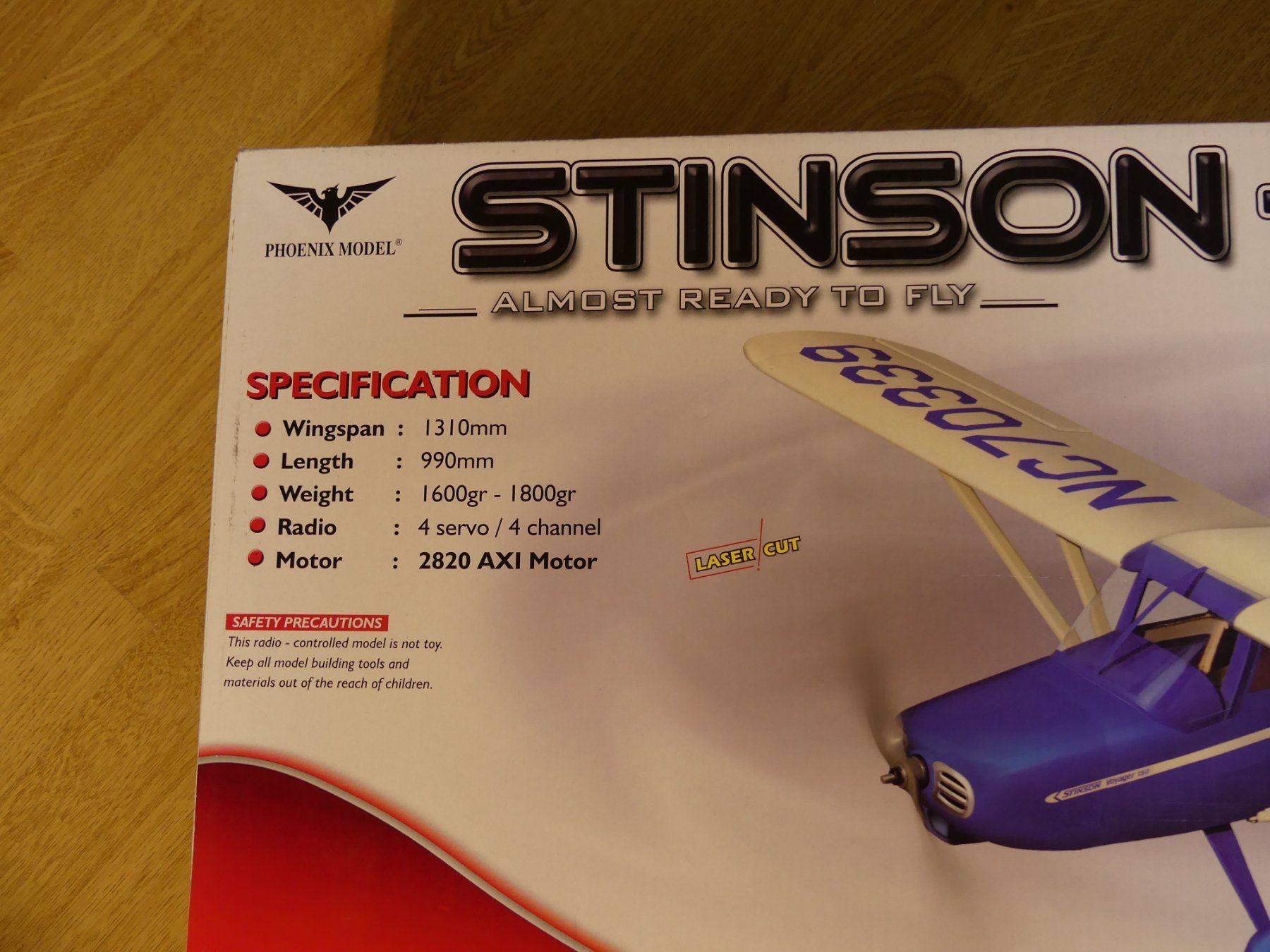 RC Modellbau: ARF - Bausatz  Stinson - EP von Phoenix-Model – Neu und originalverpackt aus Dürrenäsch von Seafang 1