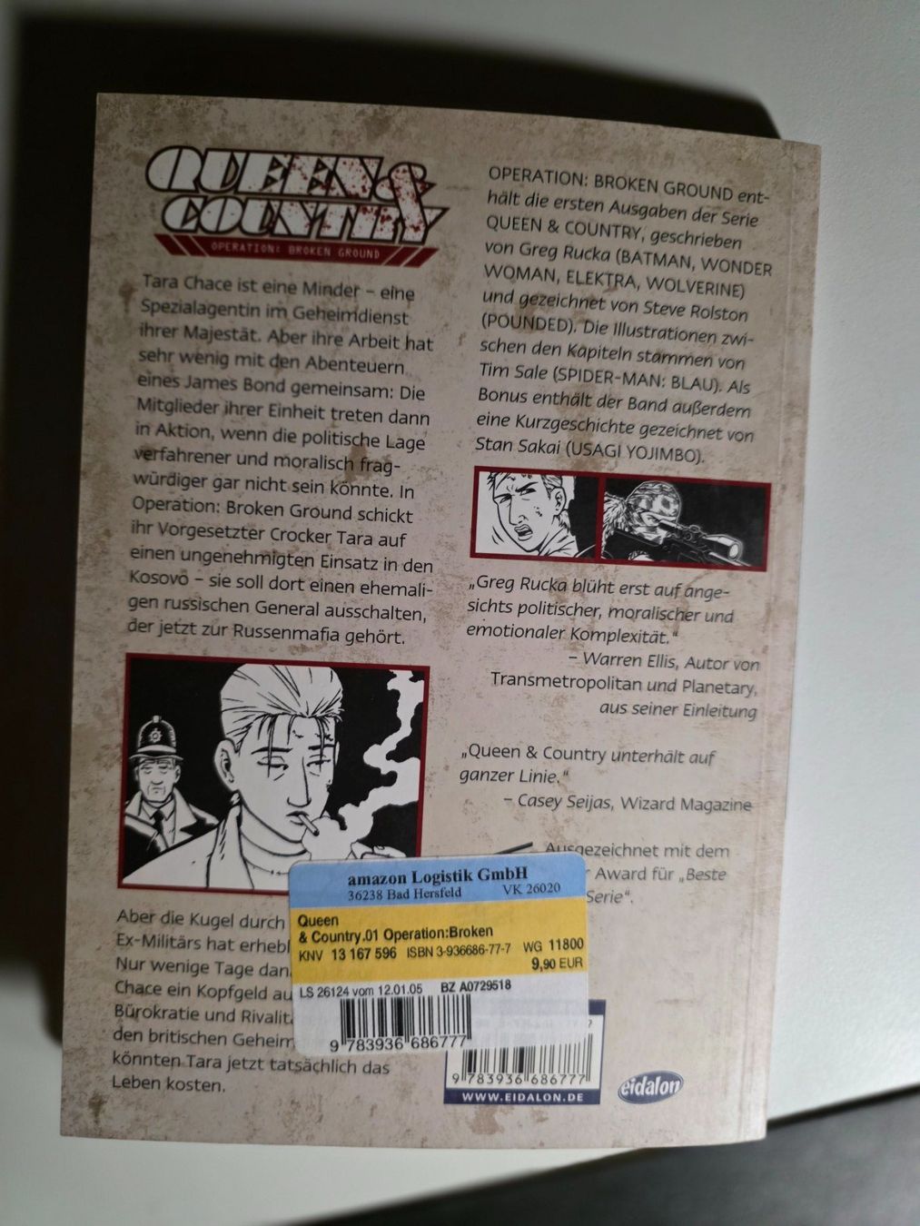 Fumetti: Comic: Queen & Country Operation Broken Ground 2004 – Usato da Walterswil BE venduto da Lonitti 4