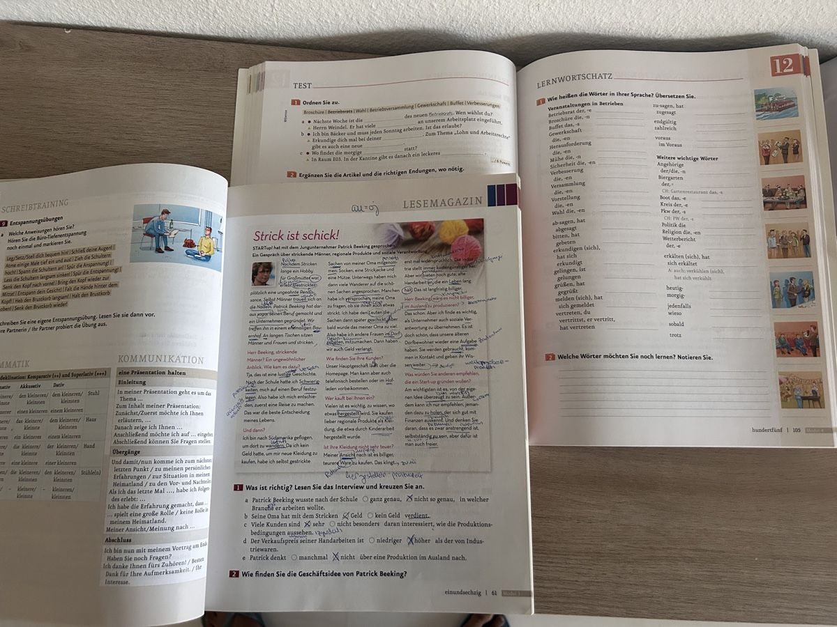 Libri: B1 Menschen Kursbuch and Arbeitsbuch – Usato da Schlieren venduto da dev_fg59 1
