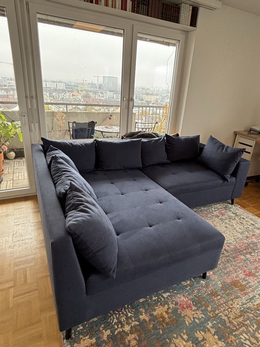 Sofas: Schönes, bequemes Sofa blau  – Gebraucht aus Basel von lea_qls5 2