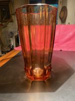 Grand vase de Joseph Hoffman années 20/30 verre ambré