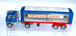 VINTAGE Corgy Toys Chipperfields Circus LKW MIT TIEREN IM GE