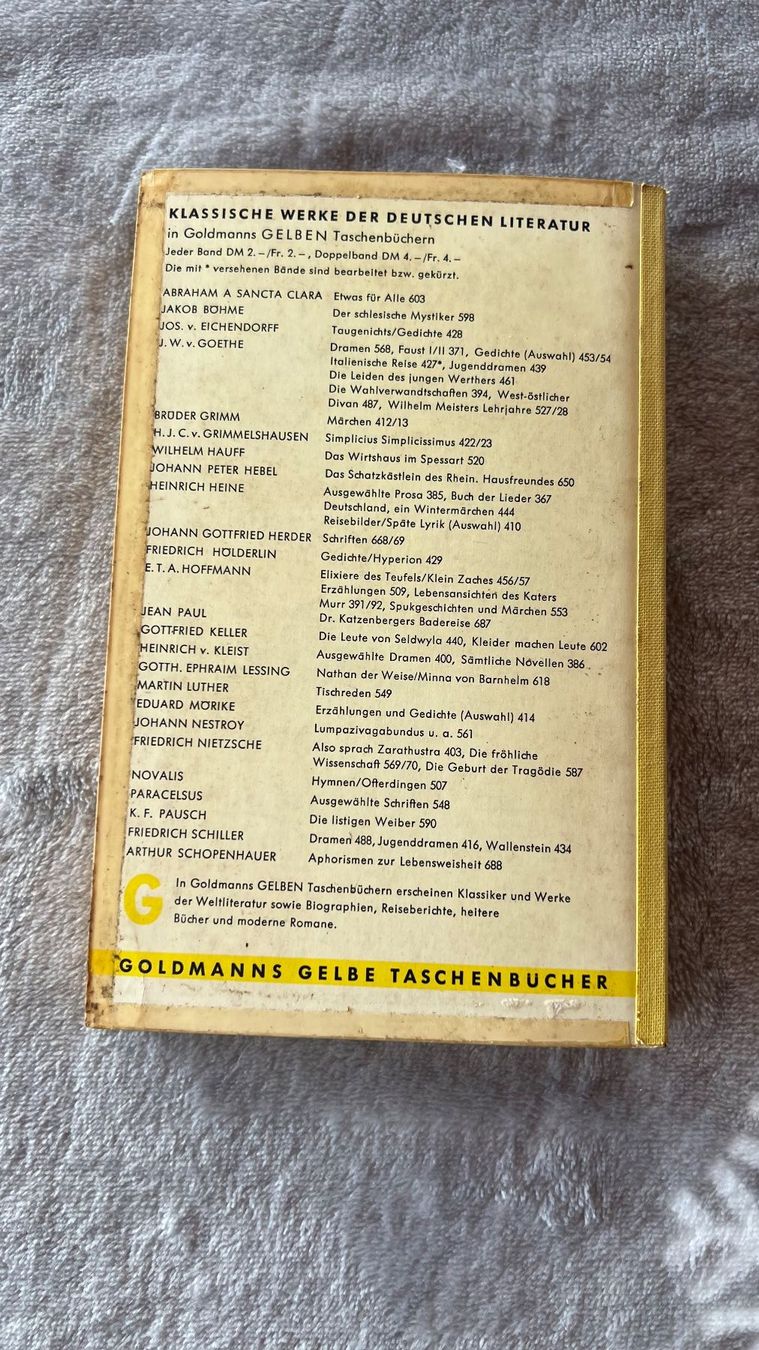 Bücher: Friedrich Schiller Jugenddramen, 1960 – Gebraucht aus Schübelbach von Dolly990_2 1
