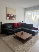 Pfister Ecksofa Echtleder schwarz 240 x 220 cm – hochwertig