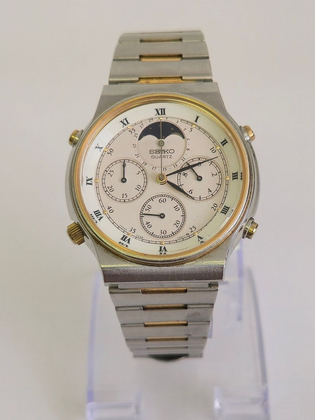 Seiko Orologi: Seiko 7A48-7000 Moonphase Chronograph – Usato da Dietlikon venduto da sop_qr7v 1