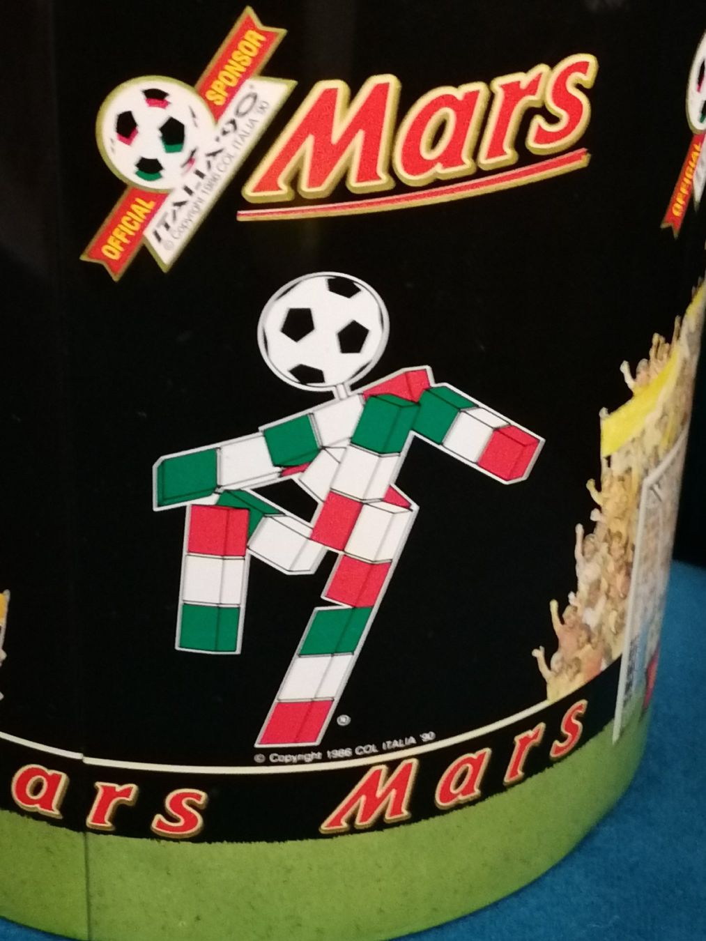 Barattoli: Mars - WM Italia '90 - Blechdose – Usato da Basel venduto da vintagecollector 3