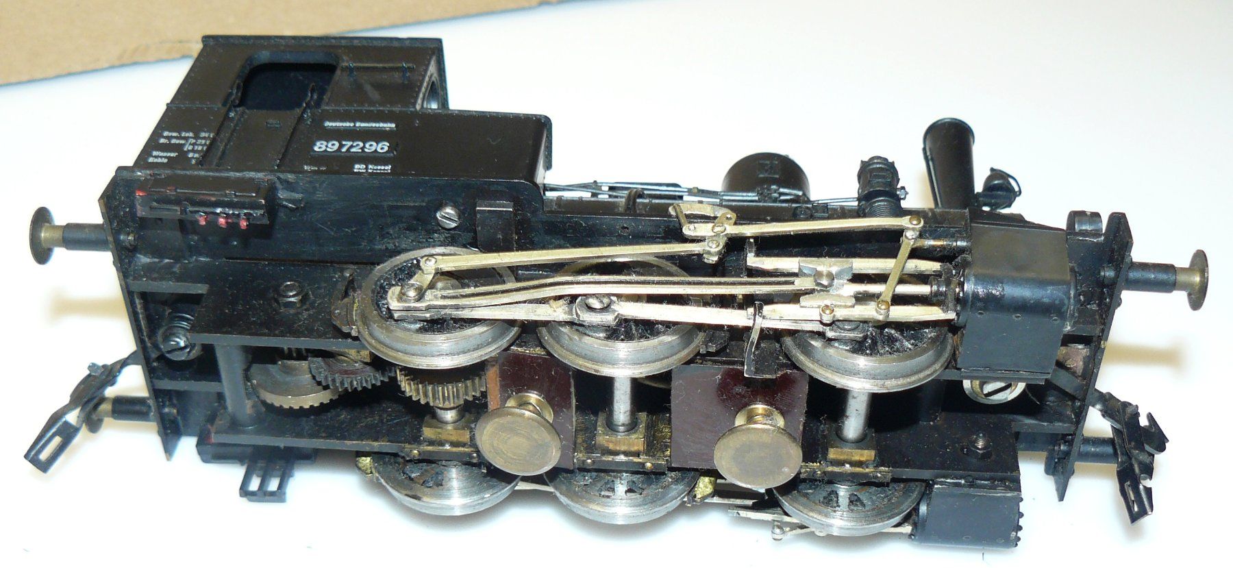 Modellini di ferrovie: Dampflok DB 89 7296; Spur 0 – Usato da Hombrechtikon venduto da Luetzelsee 2