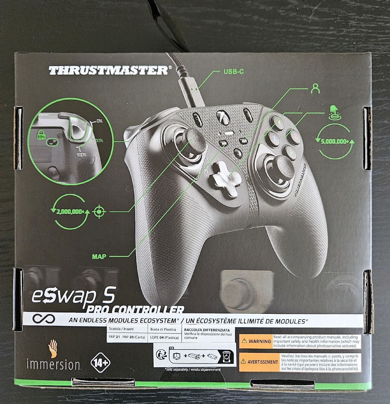 Sistema di controllo: Thrustmaster eSwap S Pro Controller OVP – Nuovo e nell'imballaggio originale da Liestal venduto da Minuela 1