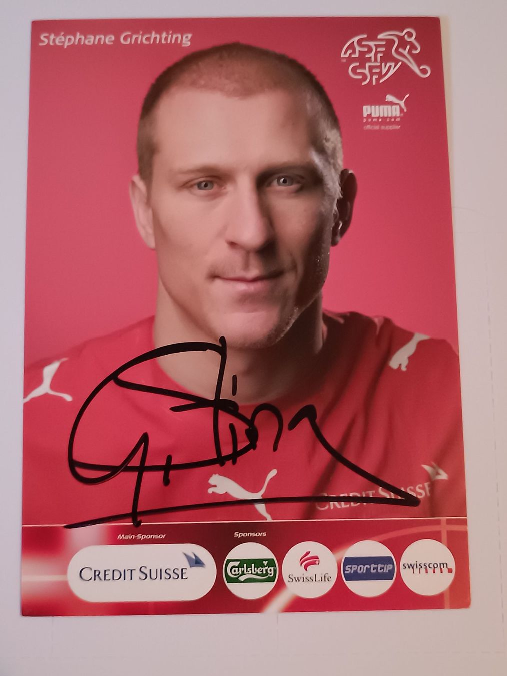 Autogramme: Stephane Grichtig - original Autogramm – Gebraucht aus Menziken von Artographs