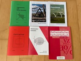 Englischsprachige Mathematiklehrbücher und Fachwörterbuch