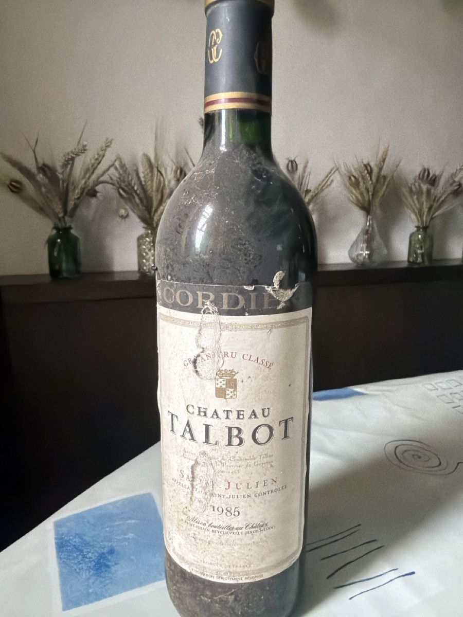 Vino: Château Talbot 1985 Bordeaux Wein Flasche – Usato da Stadel venduto da marcello32 2