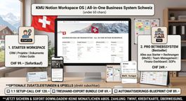 KMU Notion Workspace OS | All-in-One Business System Schweiz
