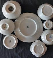 11 PORZELLANTEILE IN WEISS