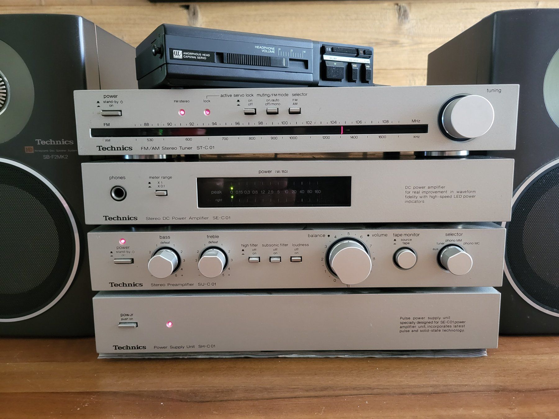 Technics Equalizzatori: Technics Top Micro-System aus SU-C01, ST-C01, SH-C01, SE-C01 – Usato da Stans venduto da Ursling 1