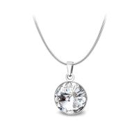 Kette Silber 925 mit Preciosa Rivoli Crystal