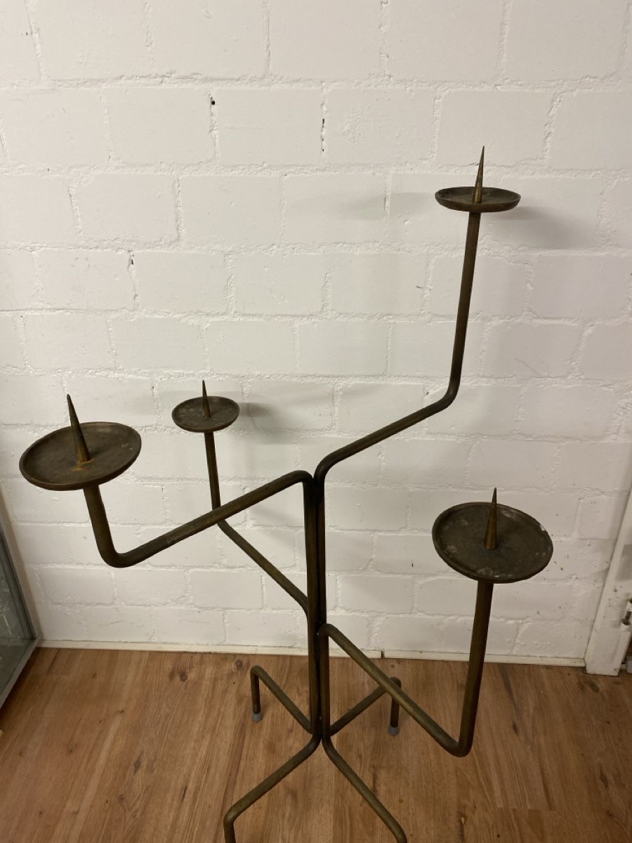 Portacandele: Vintage Kirchen Kerzenständer, Messing, 4-armig,  Design – Usato da sursee venduto da trilli-tralli 4