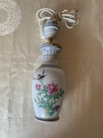 Lampe de chevet vintage en porcelaine, motif fleuri 🌸✨
