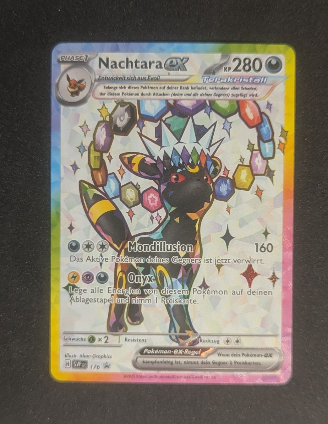 Pokémon Carte collezionabili: Umbreon ex SVP 176 DE – Usato da Zürich venduto da printz7