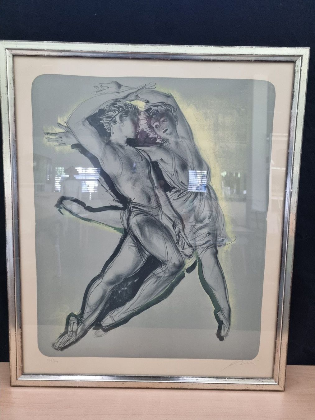 Grafica & Litografie: Originale Lithographie Hans Erni, handsigniert 1955 – Usato da Lenzburg venduto da freedomky 2