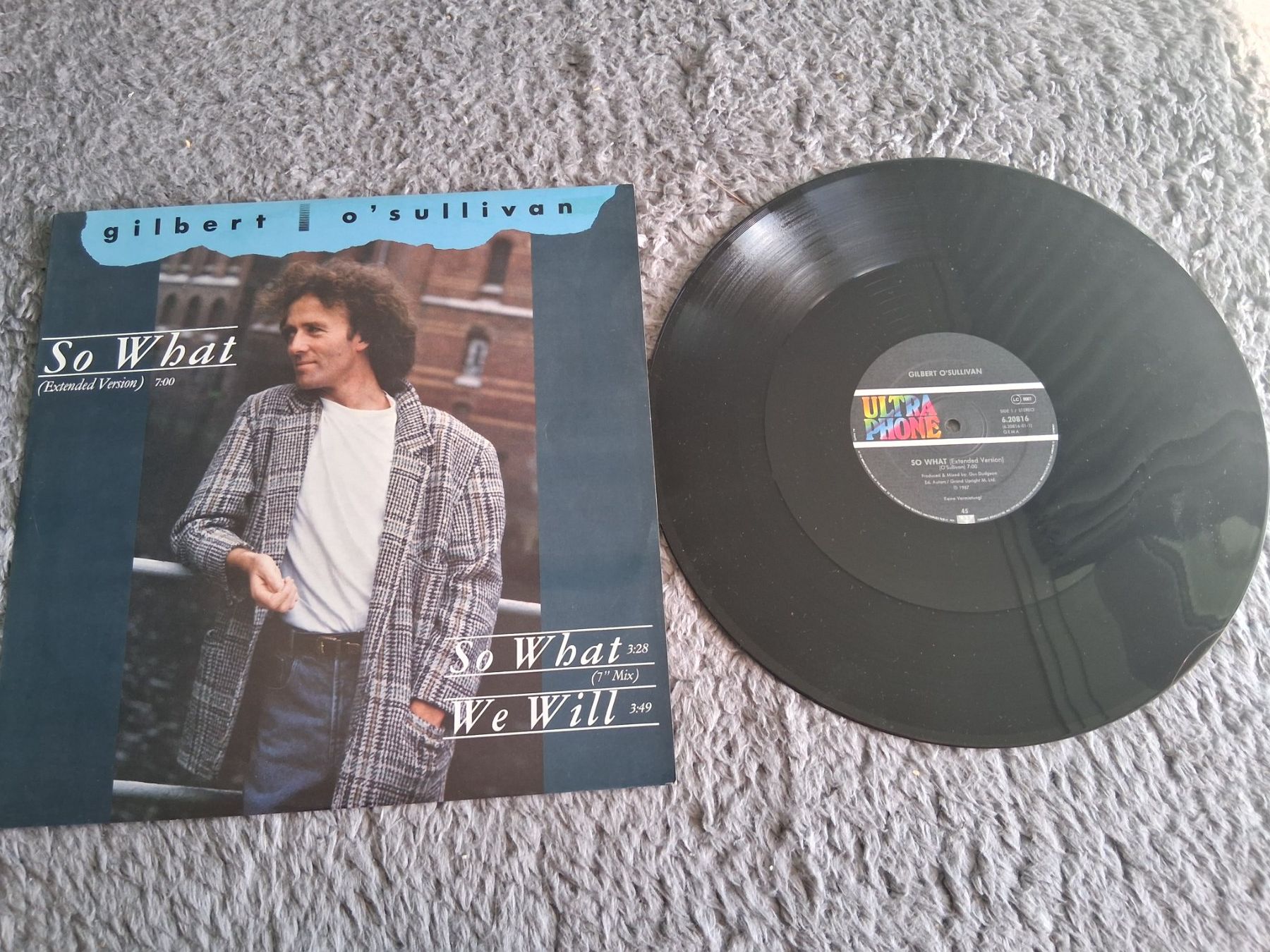 Dischi in vinile: GILBERT O'SULLIVAN       SO WHAT    12 MAXI SINGLE – Usato da Wetzikon ZH venduto da Ramones01