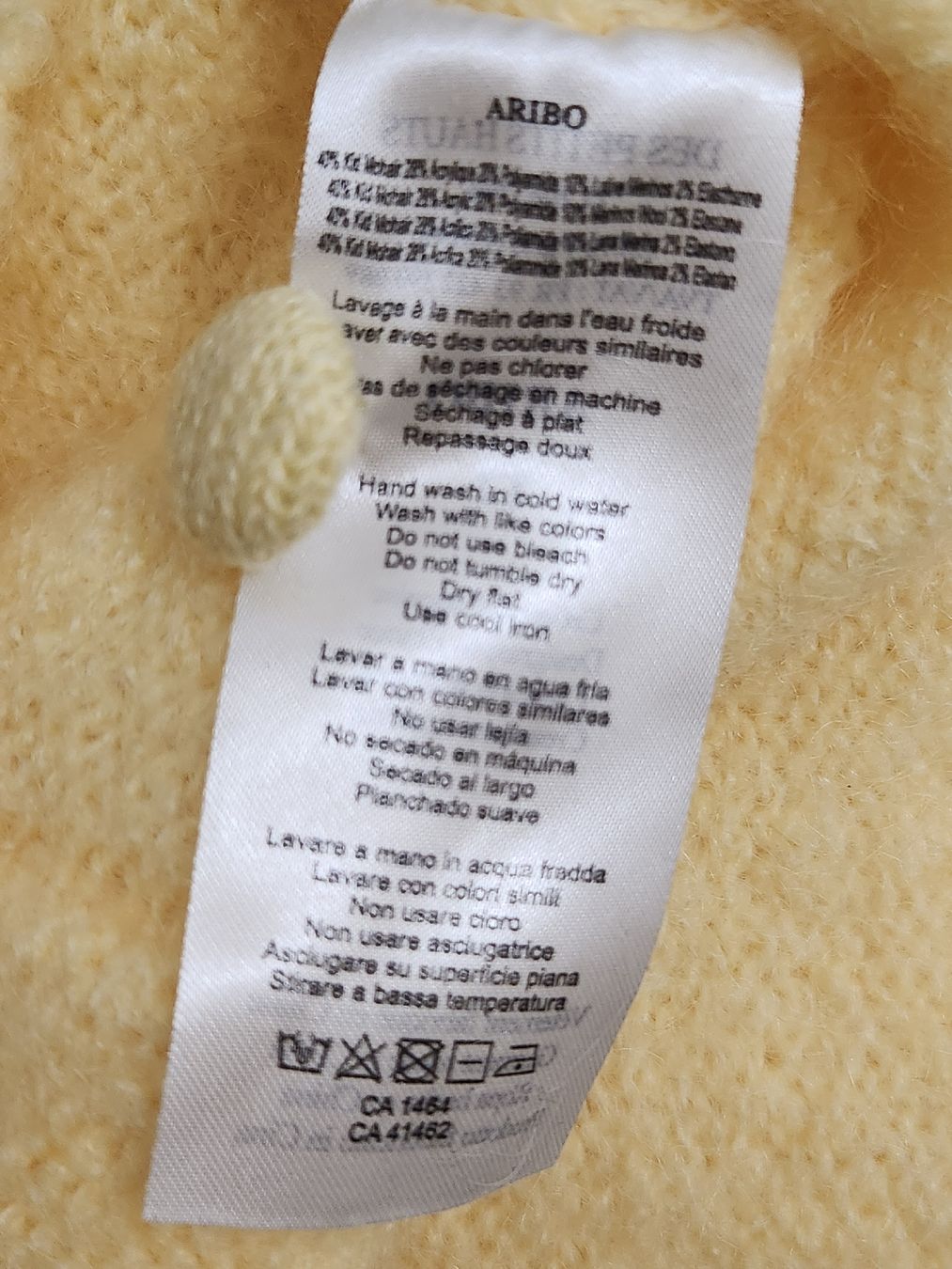 Des Petits Hauts Giacche: Cardigan oversize  Petits Hauts jaune taille 2  – Usato da Niedergösgen venduto da Eva2410 4