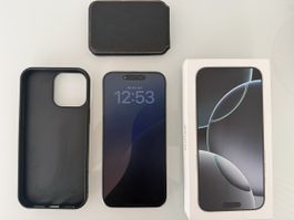 Apple iPhone 16 Pro Max 256GB weiss mit Zubehoer