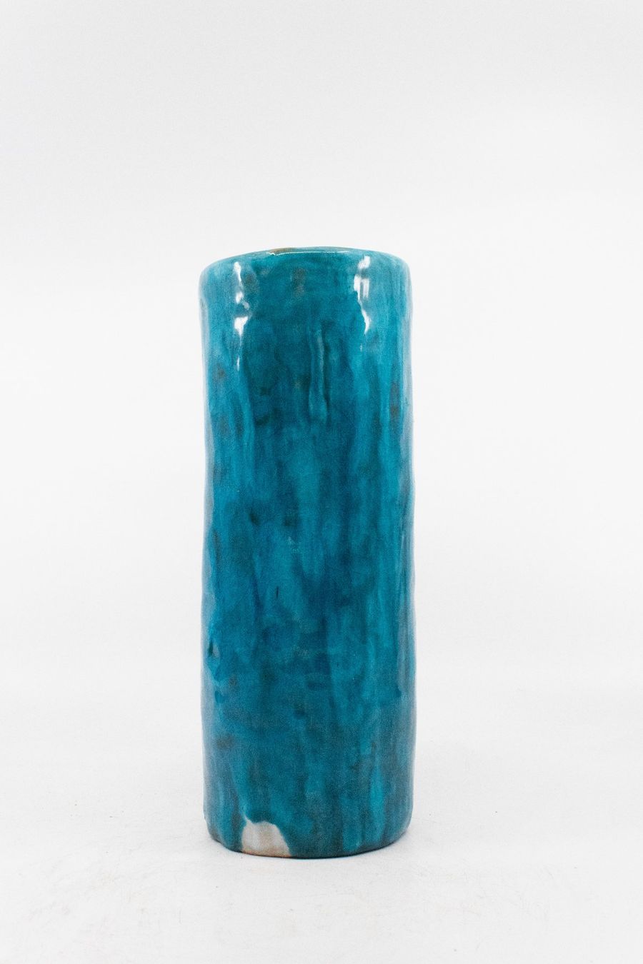 Vasen & Gefässe: Blaue Vase aus Keramik / ca. 22 cm – Gebraucht aus Zürich von ZuercherBrockenhaus 1
