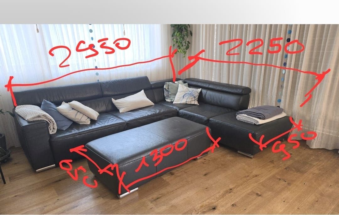 Divani: Echts Leder Sofa – Usato da Fiesch venduto da Prissy86