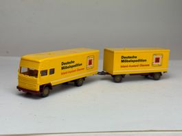 GB3-   Wiking Mercedes Möbellastzug Deutsche Möbelspedition