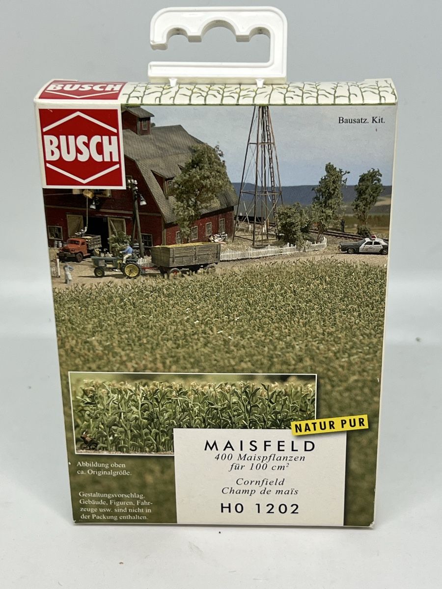 Busch Modelleisenbahnen: Busch Maisfeld HO 1202 Bausatz – Neu und originalverpackt aus Dietlikon von Raffels