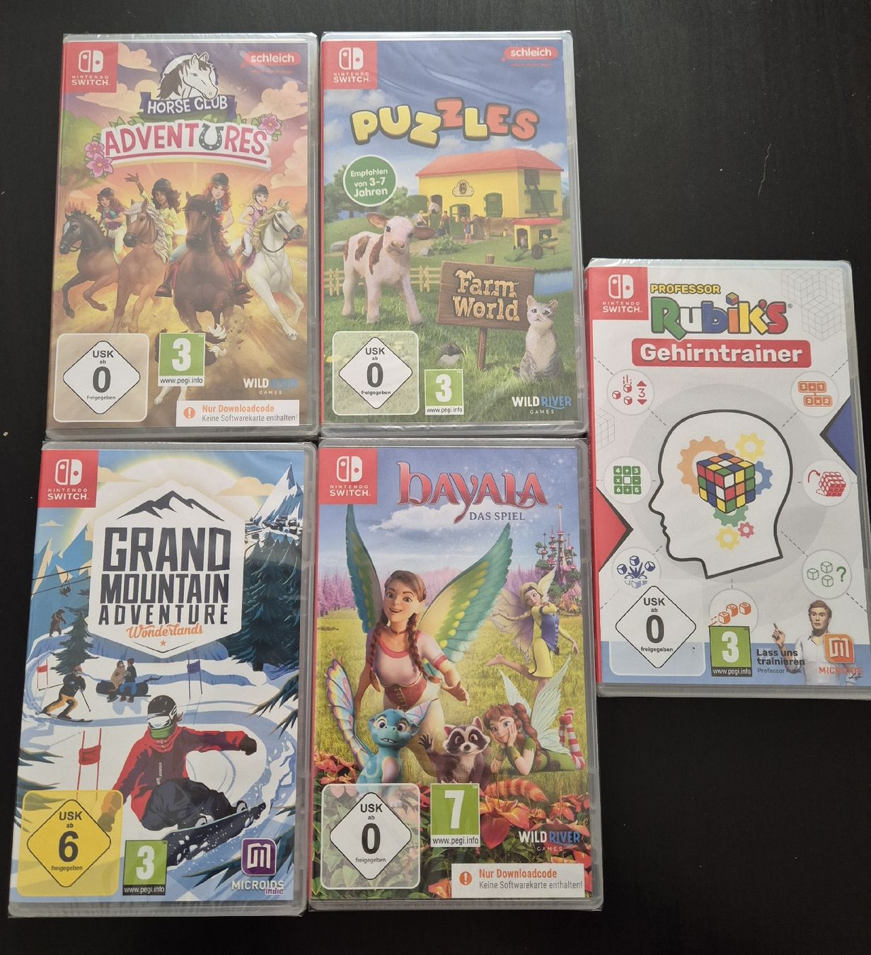Nintendo Giochi: Nintendo Switch Spiele - 5er Pack  – Nuovo e nell'imballaggio originale da Balterswil venduto da ann_zr6r