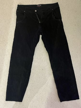 Manchester Schwarz Herren Lockere Hose