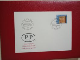Sonderstempel auf Brief 75 Jahre Jungfraubahn