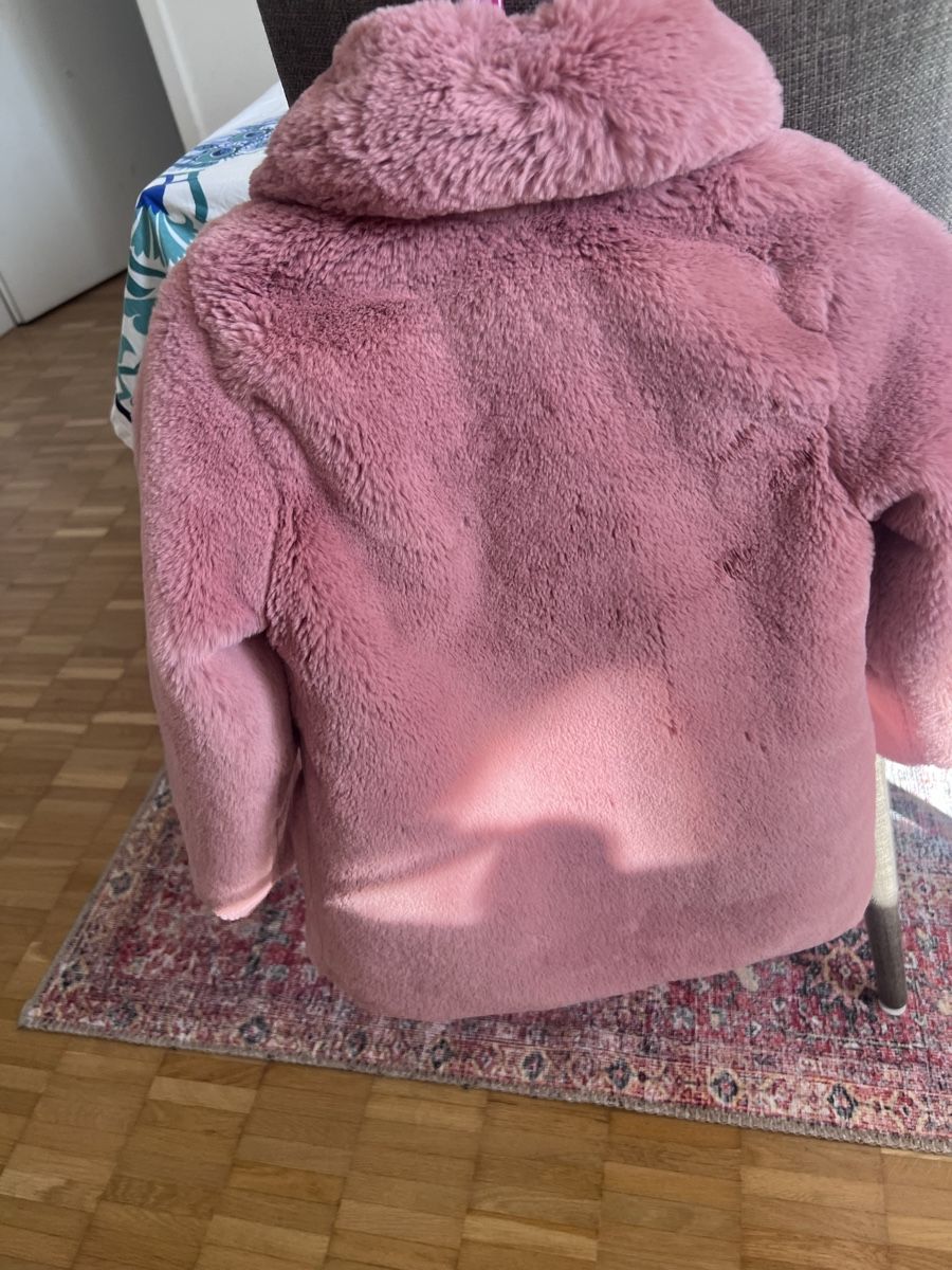 H&M Jacken & Mäntel: H&M Mädchen Übergangs Jacke, Rosa Fell, Grösse 116 Top! – Gebraucht aus Schlieren von SB_LO 1