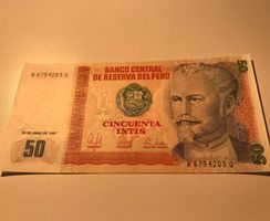 Peru 50 Intis 1987