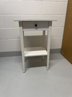 IKEA HEMNES Nachttisch Weiss mit Schublade