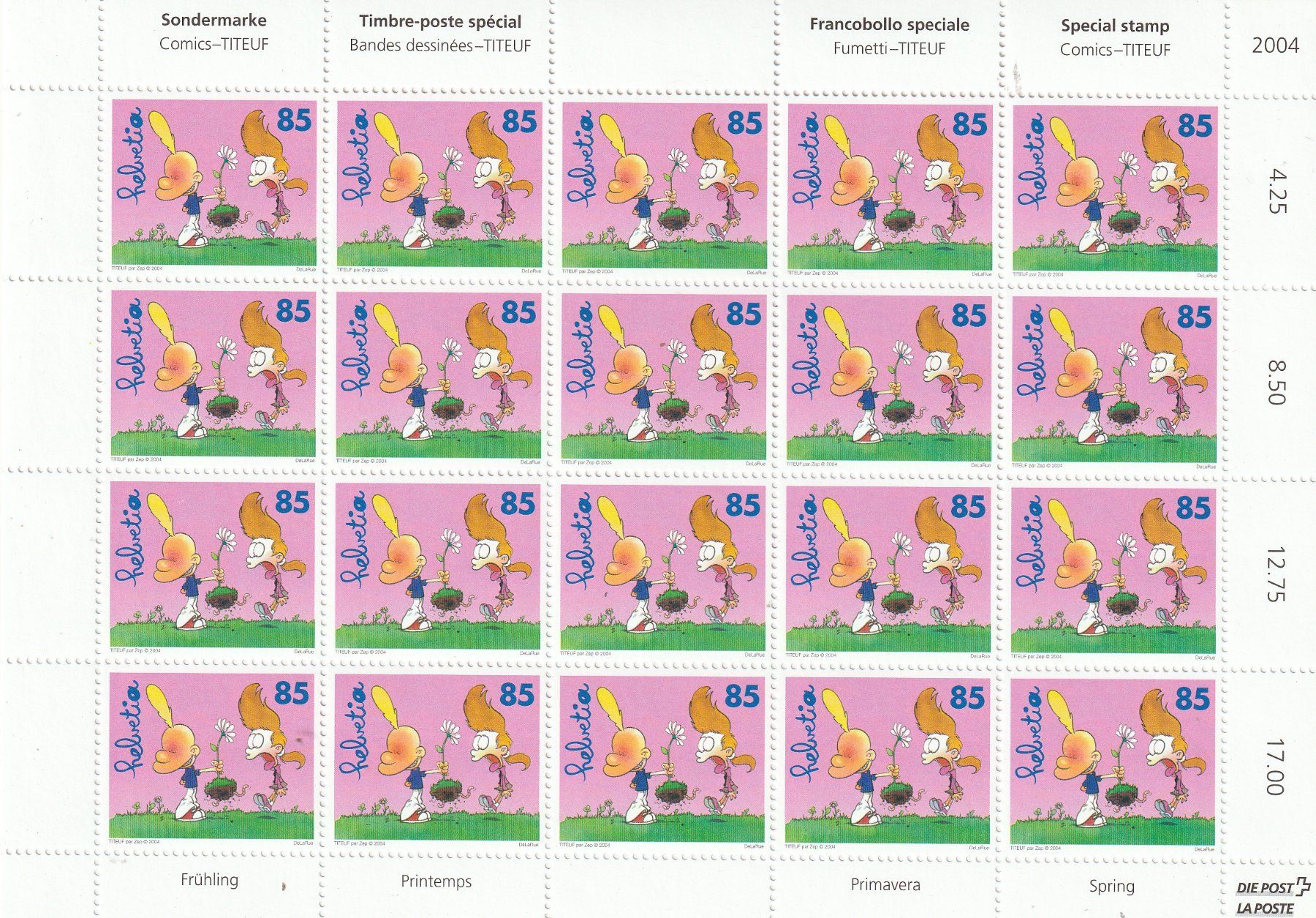 Tous les timbres: CH Frankaturware diverse Kleinbogen – D'occasion à Rupperswil par Ema10 6