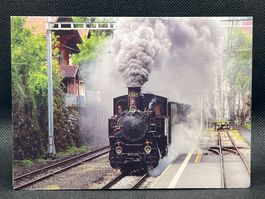 Ballenberg-Dampfbahn, Brienz: Dampfzug (Lok HG 3/3 1067)...