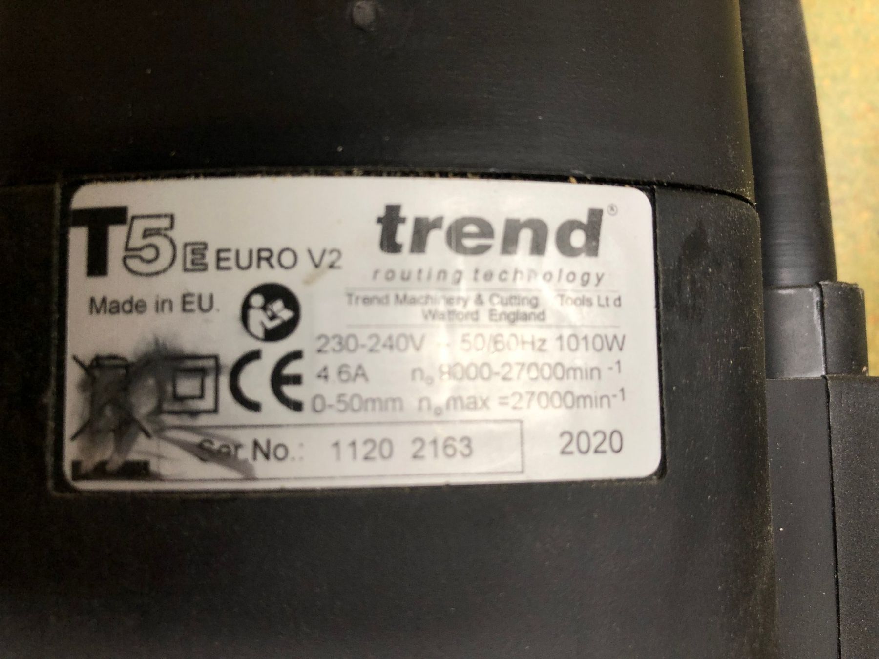 Alle Maschinen: Oberfräse Trend T5E – Gebraucht aus Zürich von  2